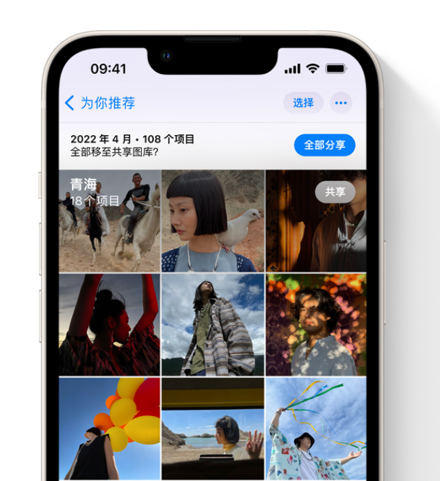 开阳苹果维修网点分享在 iPhone 上使用共享图库 