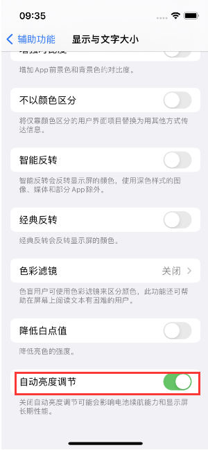 开阳苹果15维修店分享iPhone 15 Pro系列屏幕亮度 